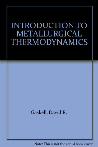 Image of Introduction To Metallurgical Thermodynamics