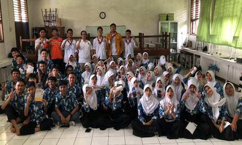 Sosialisasi PEP Bandung di SMA Negeri 1 Cicurug Kab. Sukabumi