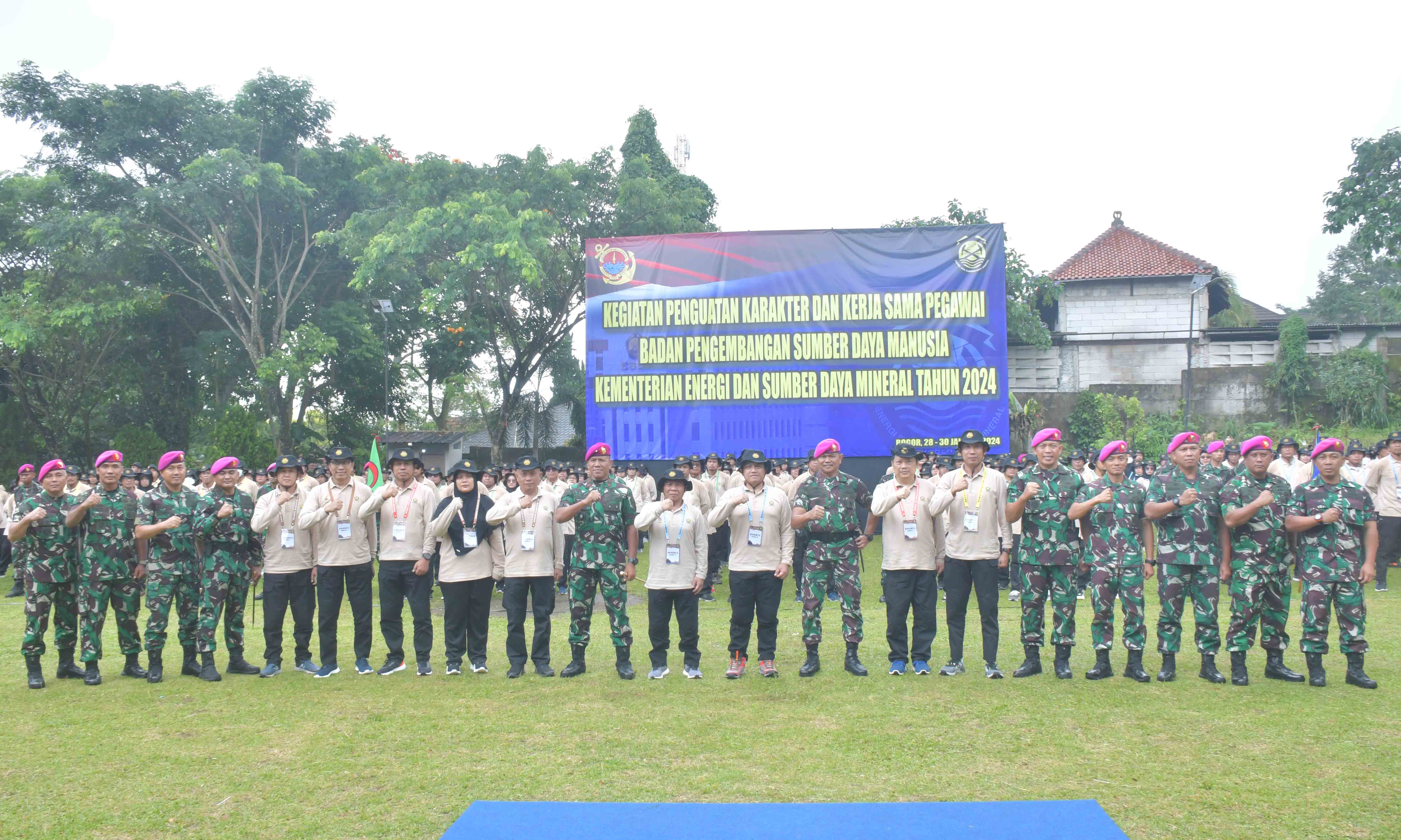Kegiatan Penguatan Karakter dan Kerjasama Pegawai BPSDM KESDM