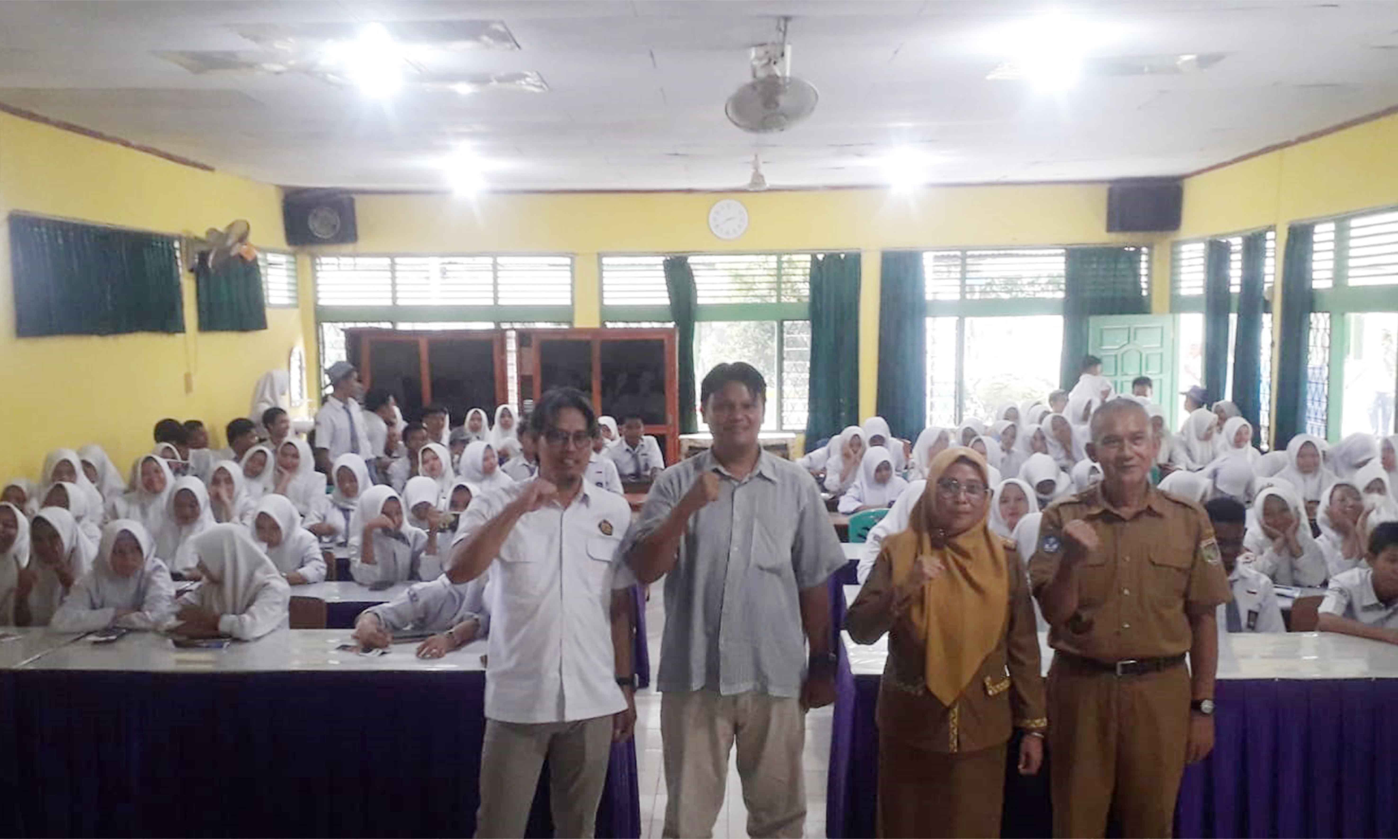 Sosialisasi dan Promosi Penerimaan Mahasiswa Baru PEP Bandung 2024 di Lampung Utara
