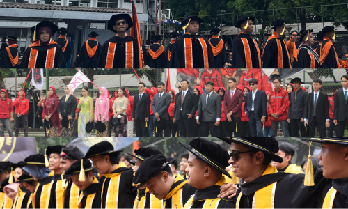 Kabinet Aksara Unity Menjadi Fasilitator Kegiatan Arak-Arakan Wisuda 2024
