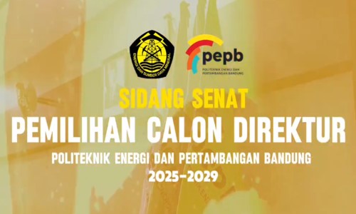Sidang Senat Terbuka Pemilihan Calon Direktur Politeknik Energi dan Pertambangan Bandung Periode Tahun 2025-2029