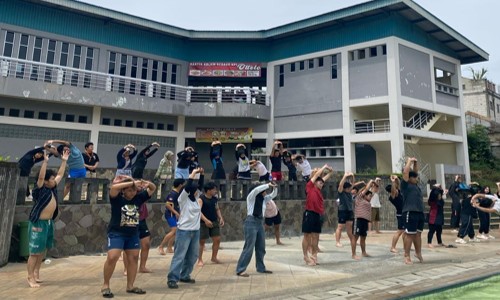 Mahasiswa Program Studi Teknologi Geologi PEP Bandung Jalin Keakraban Lewat Olahraga Bersama