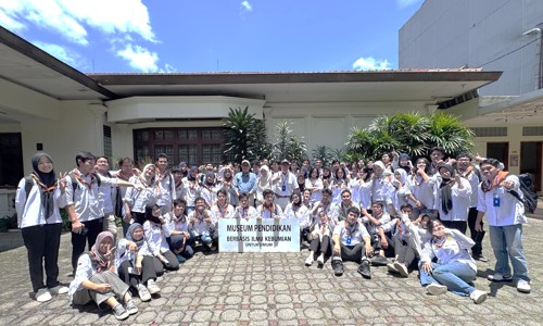 Mahasiswa Program Studi Teknologi Geologi PEP Bandung Kunjungi Geoservices Education Museum