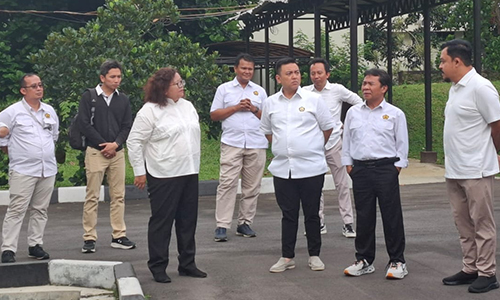 Pengecekan Lokasi Pembangunan Gedung Baru PEP Bandung di BBSPGL