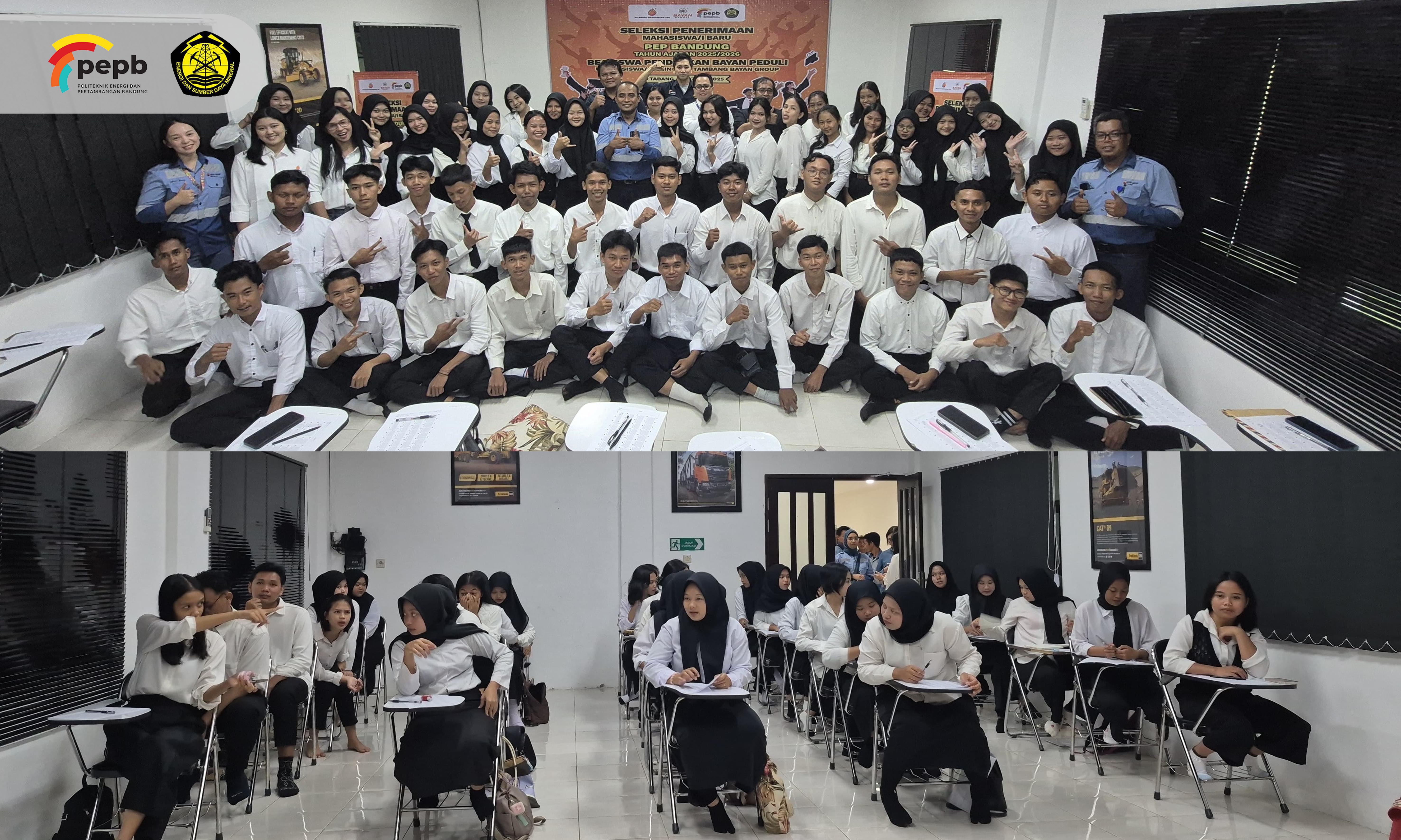 Pelaksanaan Seleksi Calon Mahasiswa Kerja Sama PT Bayan Resoruces di Tabang Kalimantan Timur