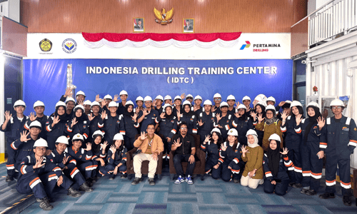 Mahasiswa Teknologi Geologi Laksanakan Praktikum Lapangan ke Indonesia Drilling Training Center PT Pertamina