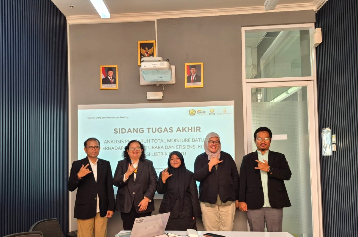 Sidang Tugas Akhir Program Studi Teknologi Metalurgi Bahas Kualitas Batubara untuk Pembakaran Batubara di PLTU yang dapat Berdampak pada Pemadaman Listrik 