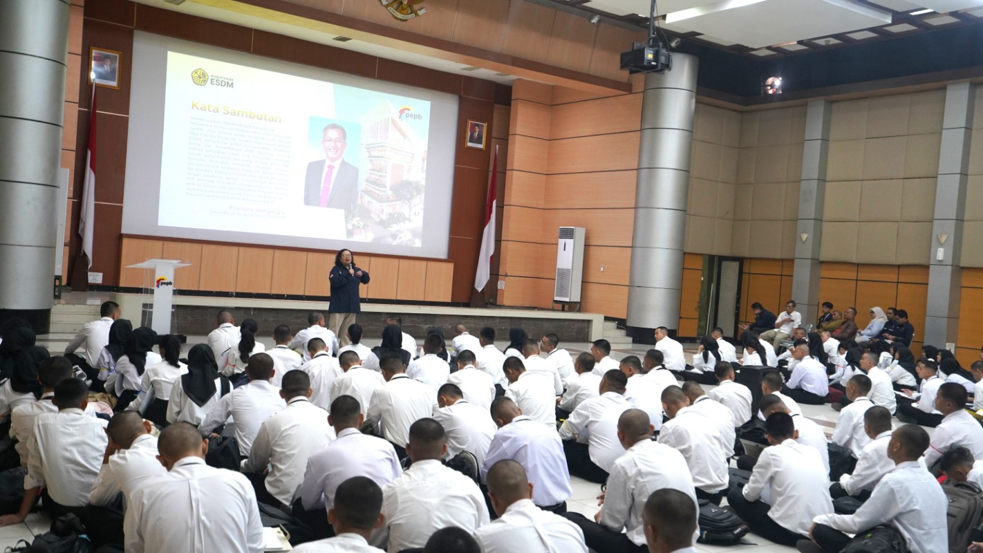 Sambutan Direktur PEP Bandung dalam Mendorong Generasi Muda Menjadi Pionir Pengelolaan Sumber Daya Mineral Indonesia pada Pembukaan MINERBA 2026