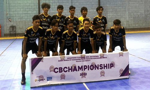 Tim Futsal PEP Bandung mengikuti Turnamen CBChampionship di Telkom University