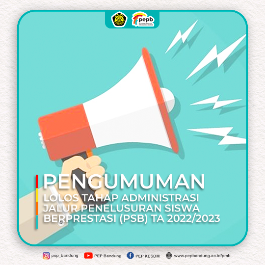 Lolos Tahap Administrasi Jalur Penelusuran Siswa Berpretasi (PSB) Tahun Akademik 2022/2023