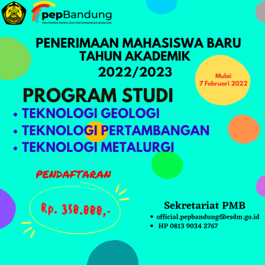 Penerimaan Mahasiswa Baru Tahun Akademik 2022/2023