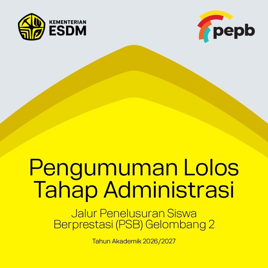 Lolos Tahap Administrasi Jalur Penelusuran Siswa Berprestasi (PSB) Gelombang 2 Tahun Akademik 2026/2027