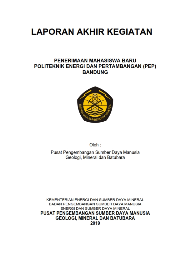 Laporan Akhir Kegiatan Penerimaan Mahasiswa Baru PEP Bandung 2019