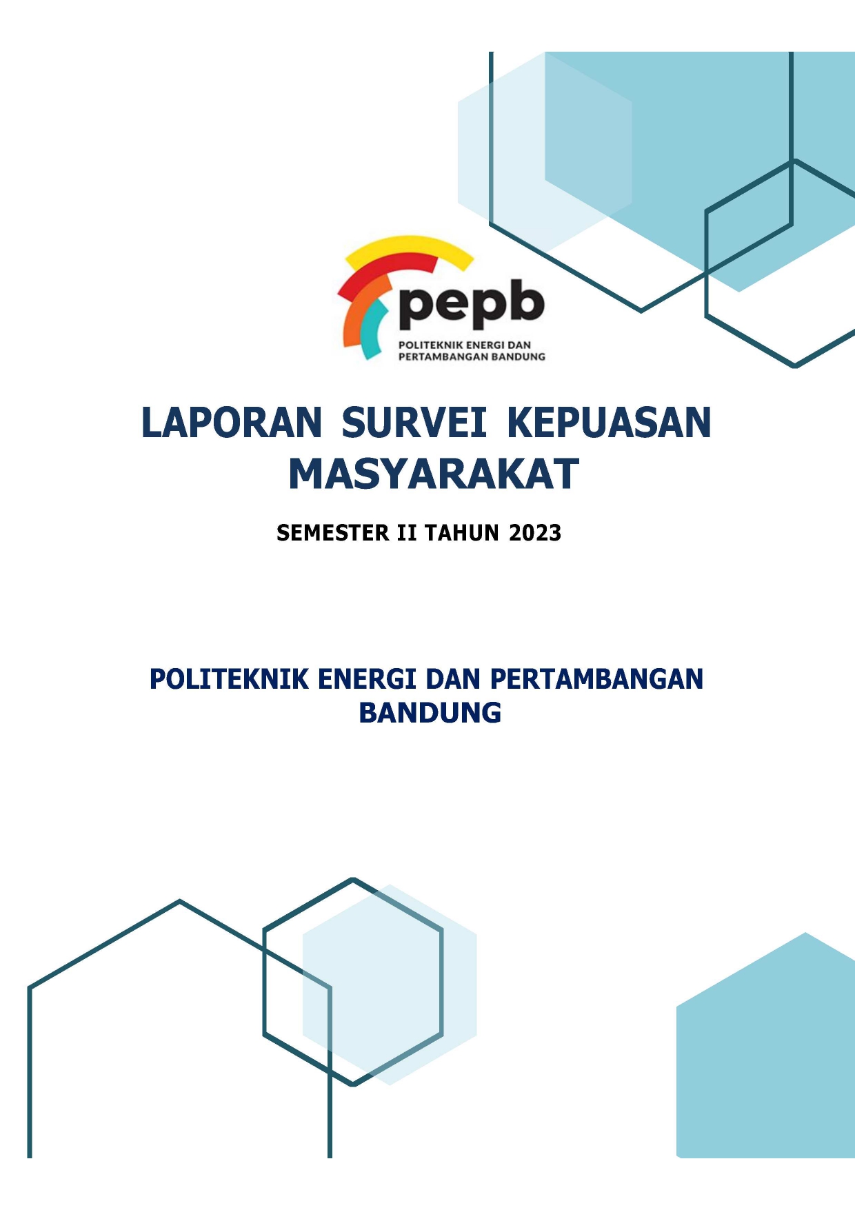 Laporan Survei Kepuasan Masyarakat Semester 2 Tahun 2023
